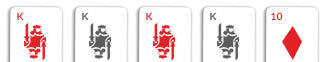 4 of a kind card hand omaha