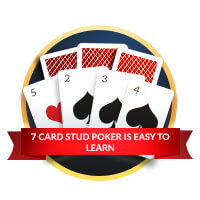 7 card stud poker easy to learn badge