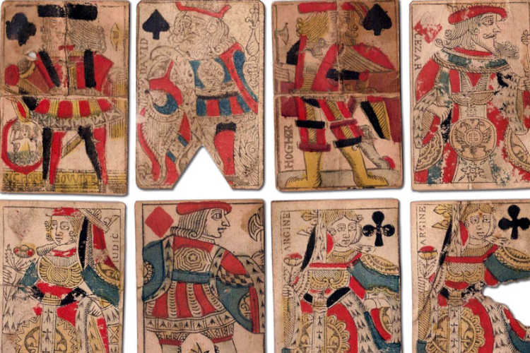 17th century French playing cards.