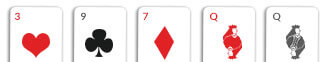 one pair card hand texas holdem