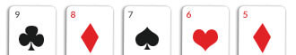 straight card hand omaha