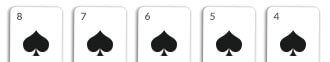 straight flush card hand omaha